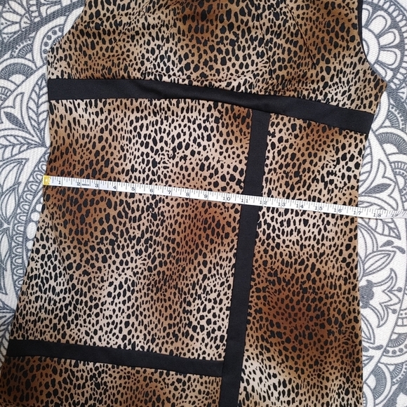 SANDRO Ferrone Leopard Print Dress Size M - Picture 9 of 11
